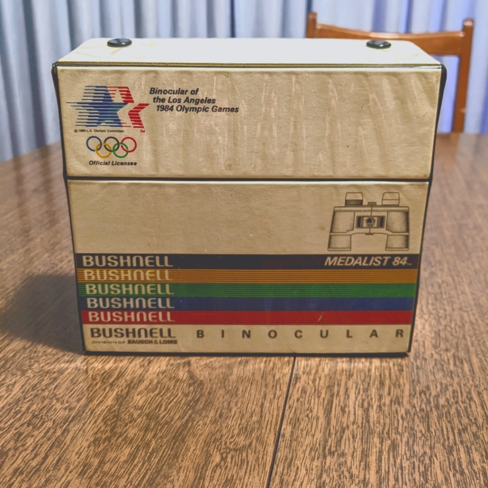 Vintage 1984 Bushnell Medalist Binoculars: 1984 LA Olympic Games Edition